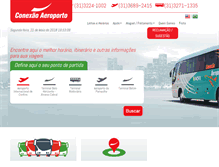 Tablet Screenshot of conexaoaeroporto.com.br